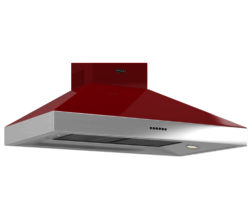 BRITANNIA Latour TPBTH100GR Chimney Cooker Hood - Gloss Red